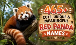 465+ Cute, Unique & Meaningful Red Panda Names