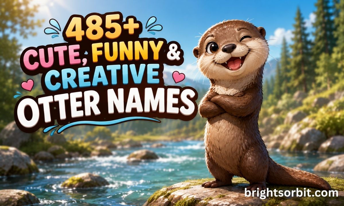 485+ Cute, Funny & Creative Otter Names 