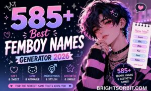 585+ Best Femboy Names Generator 2026