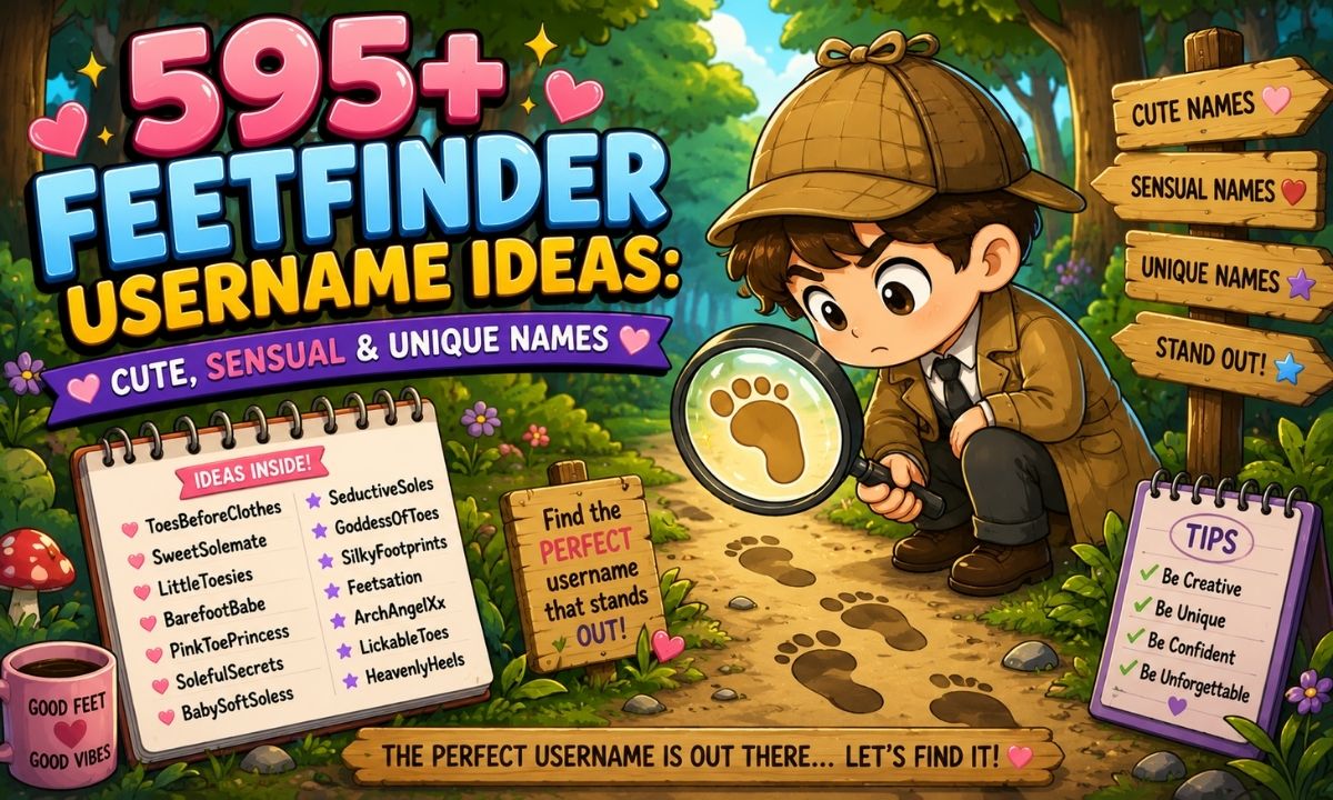 595+ FeetFinder Username Ideas: Cute, Sensual & Unique Names