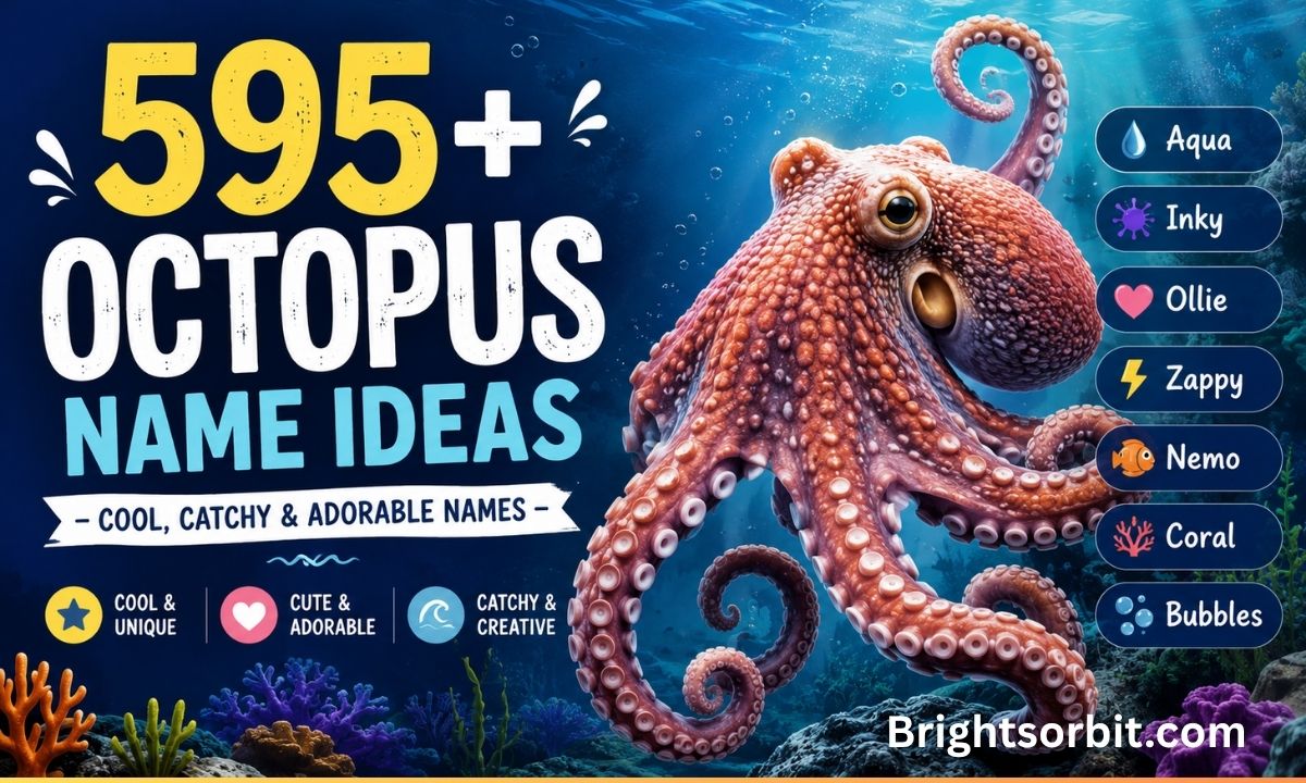 595+ Octopus Name Ideas – Cool, Catchy & Adorable Names