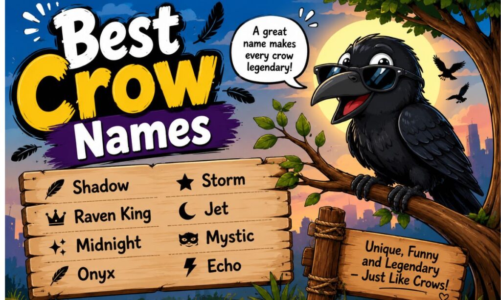 Best Crow Names Ideas
