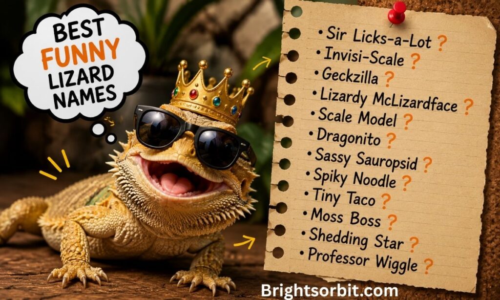 Best Funny Lizard Names