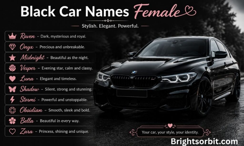 Black Car Names Female