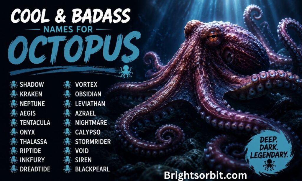 Cool & Badass Names For Octopus
