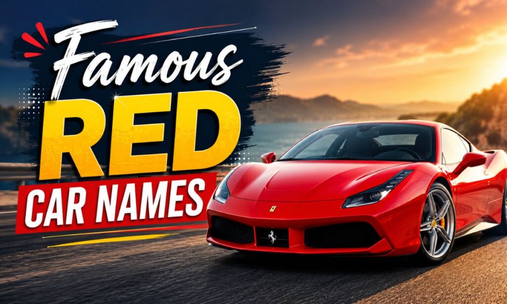 Famous Red Car Names