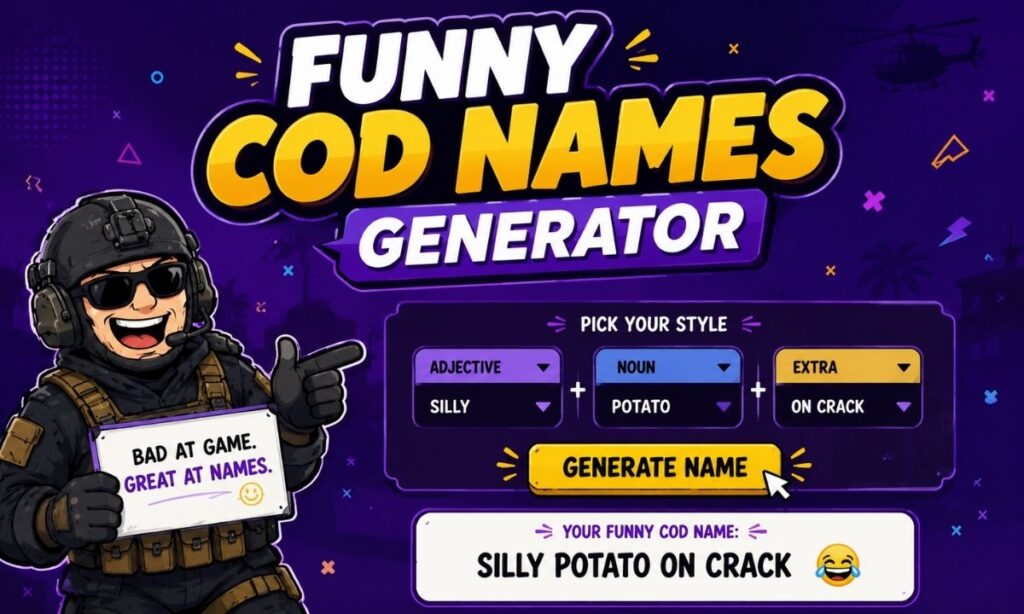 Funny COD Names Generator