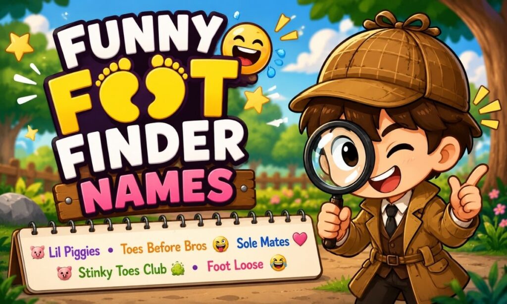 Funny Feetfinder Names