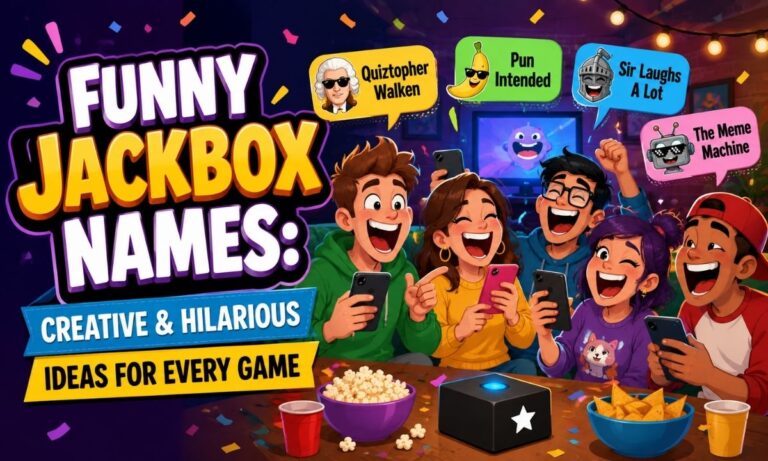 Funny Jackbox Names: Creative & Hilarious Ideas for Every Game