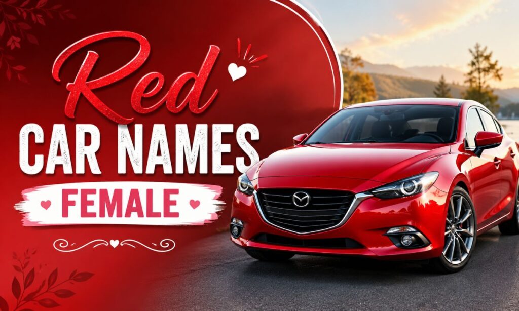 Red Car Names female