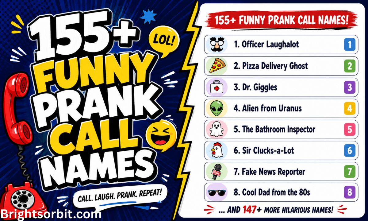 155+ Funny Prank Call Names