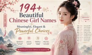 194+Beautiful Chinese Girl Names Elegant & Powerful Choices