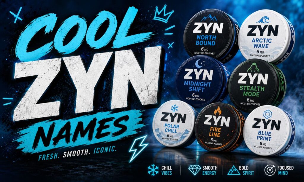 Sports-Inspired Funny Zyn Names