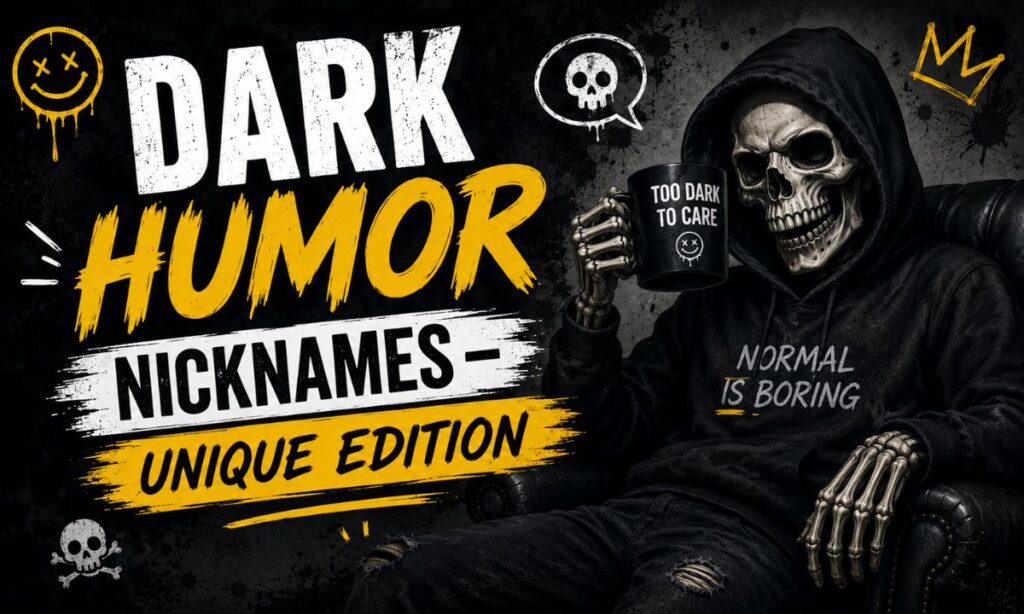 Dark Humor Nicknames – Unique Edition