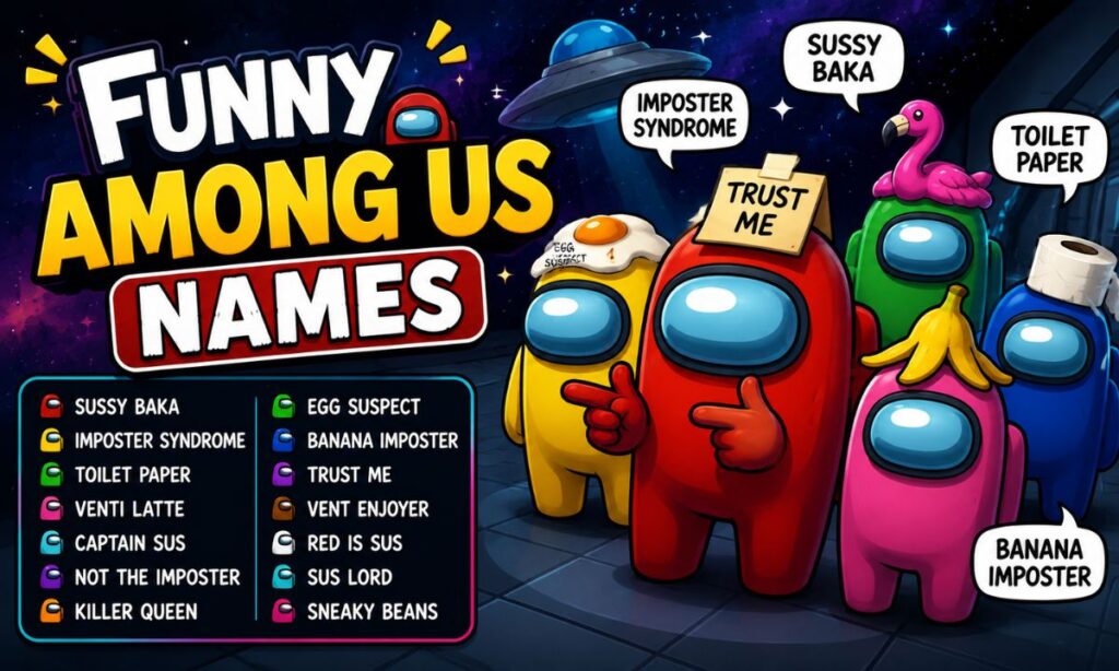 Funny Among Us Names