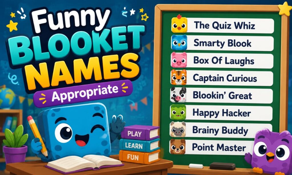 Funny Blooket Names Appropriate_