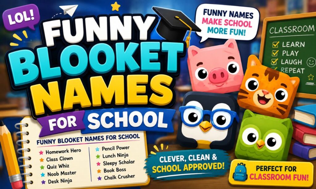 Funny Blooket Names for School