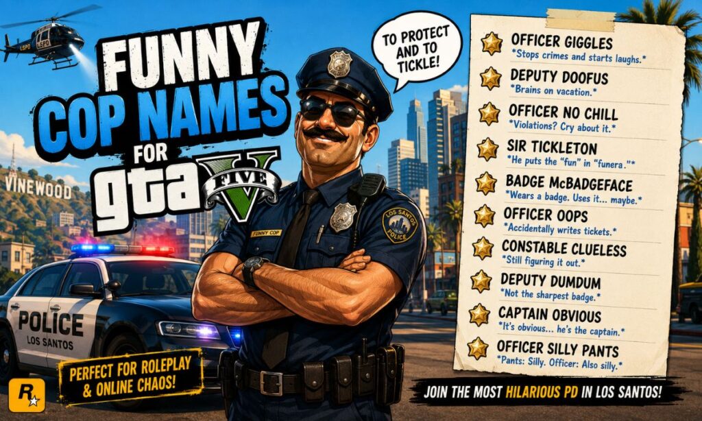 Funny Cop Names