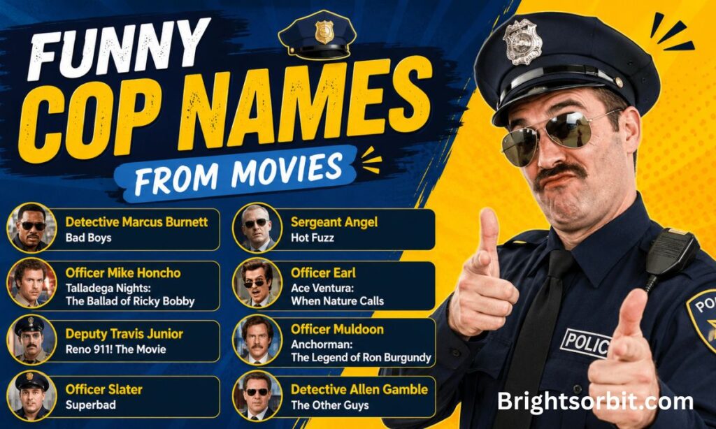 Funny Cop Names from Movies
