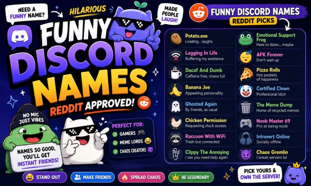 Funny Discord Server Names