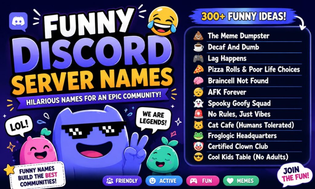 Funny Discord Server Names