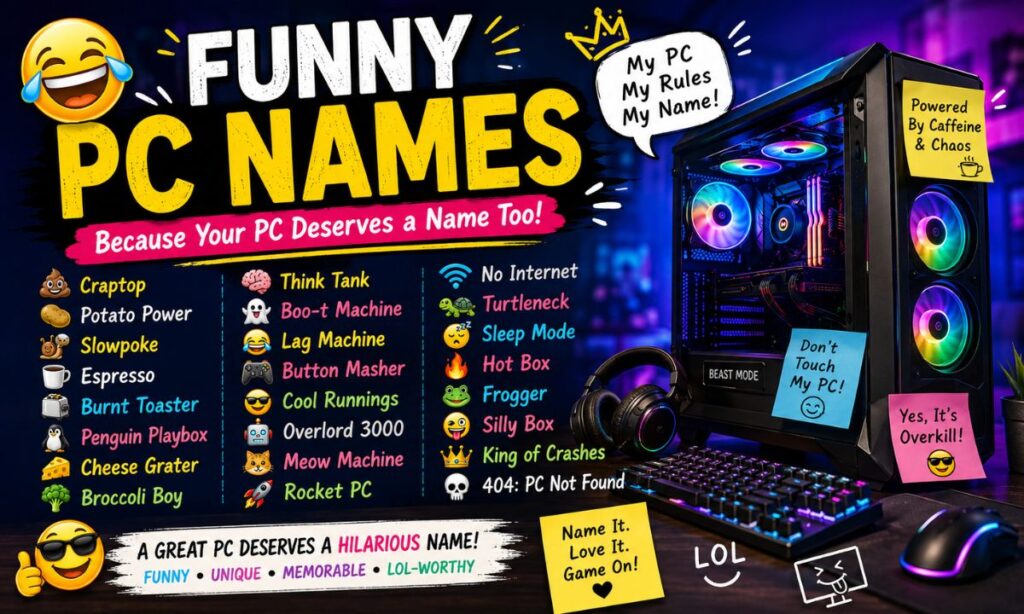 Funny PC Names