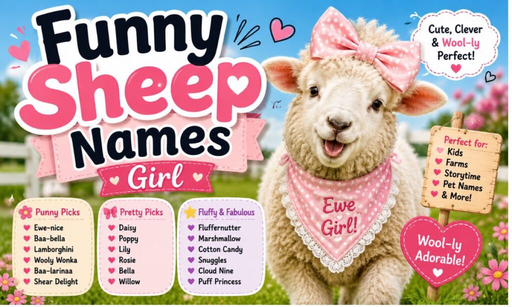Funny Sheep Names Girl