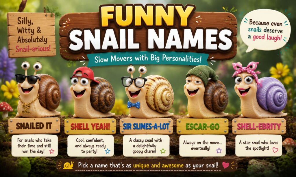 Funny Snail Names
