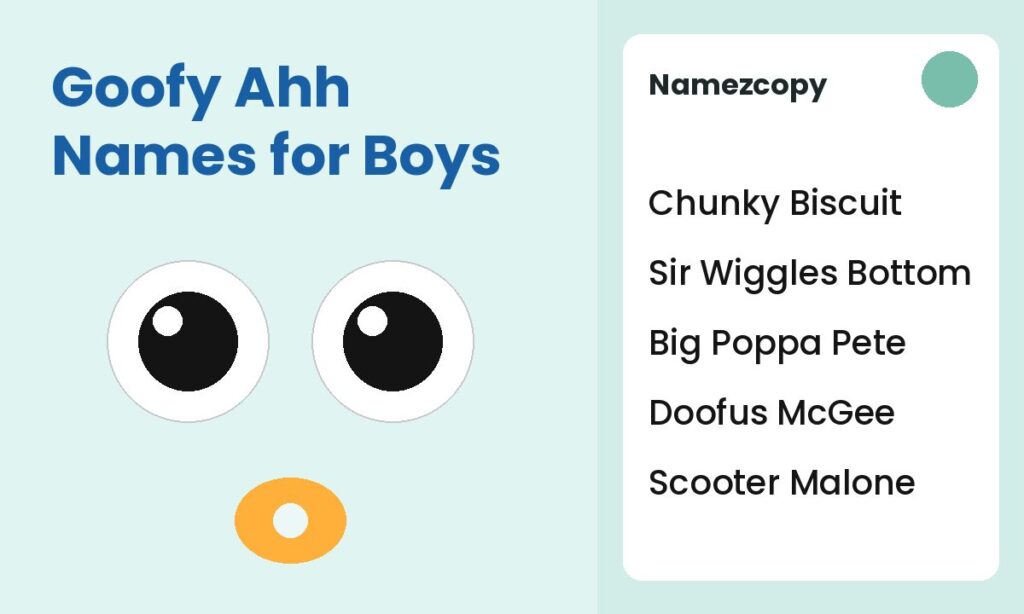Goofy Ahh Names for Boys
