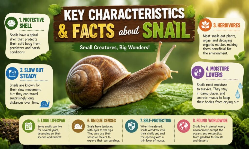 Key Characteristics & Facts about Snail