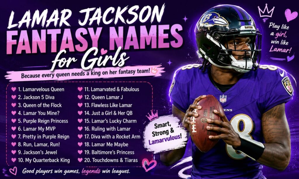 fantasy football team names and football helmets League (2024) Fun Fantasy Football Team Names