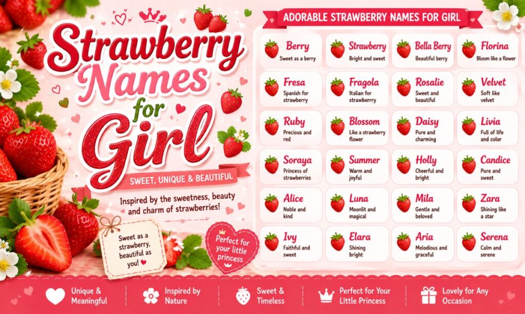 Strawberry Names for Girl