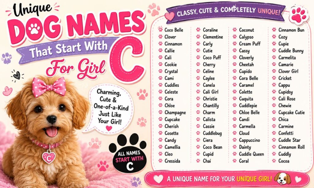 Unique Dog Names That Start With C For Girl