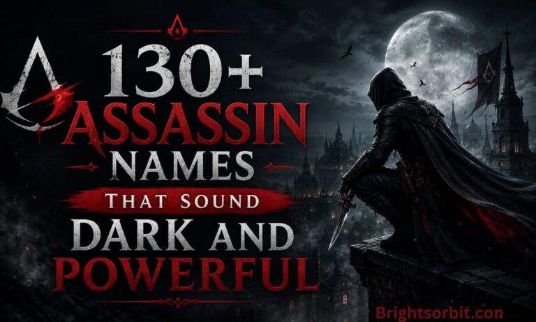 130+ Assassin Names That Sound Dark and Powerful
