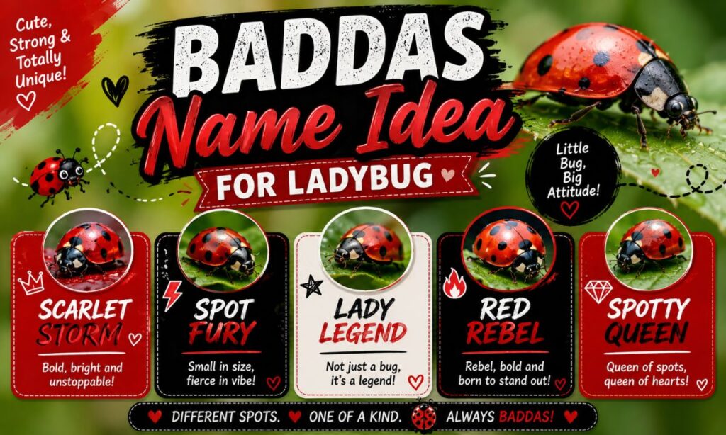 Baddas Name Idea for Ladybug