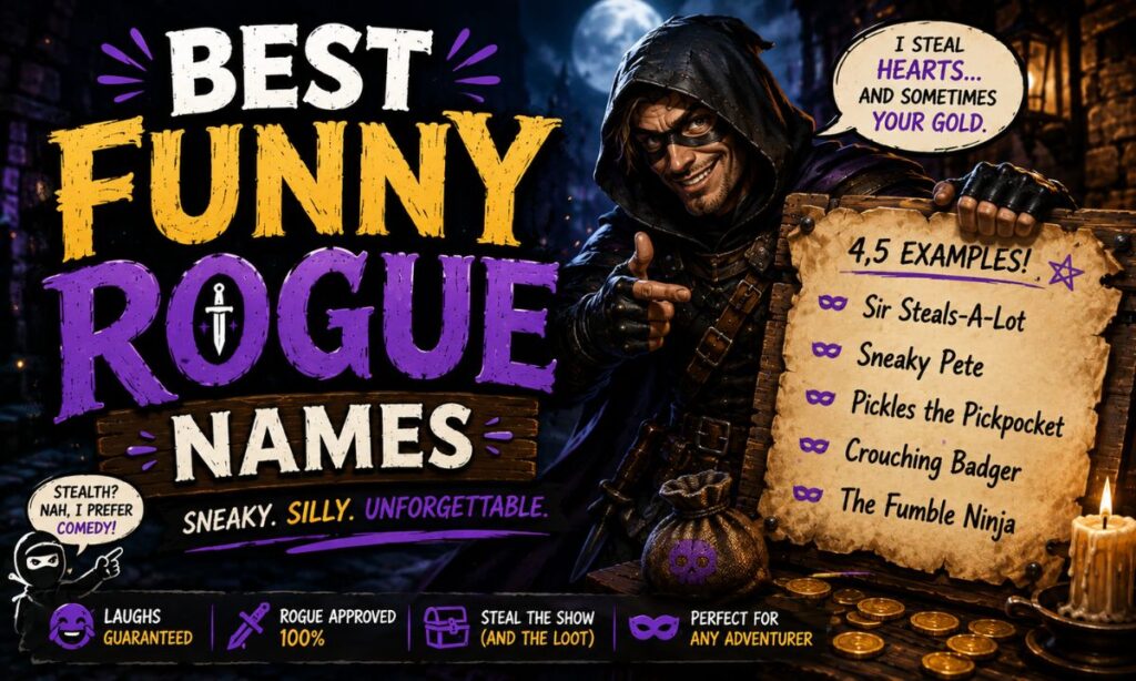 Best Funny Rogue Names