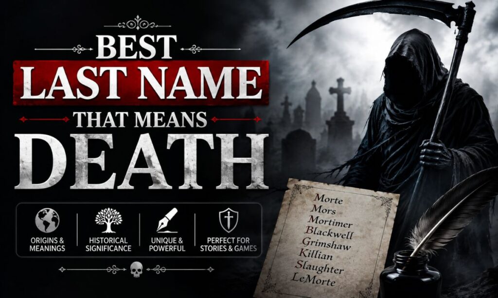 Best Last Name That Means Death