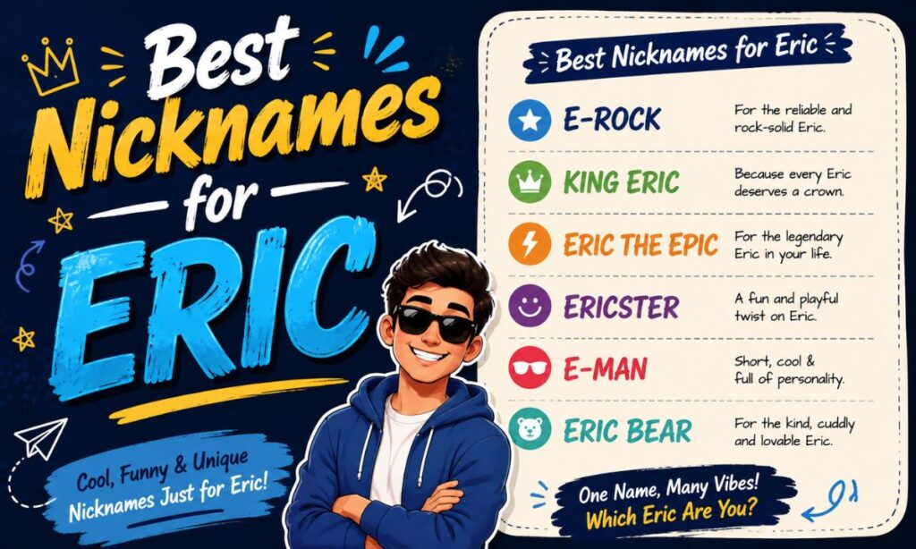 Best Nicknames for Eric