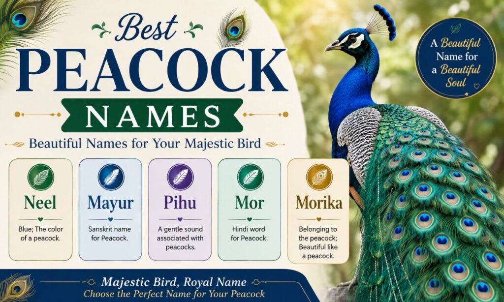 Best Peacock Names