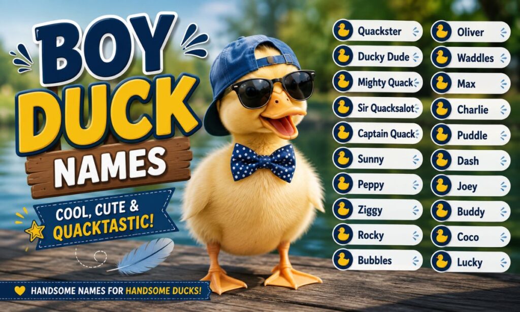 Boy Duck Names