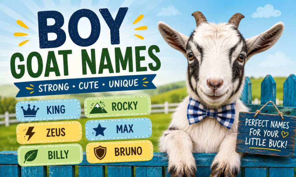 Boy Goat Names