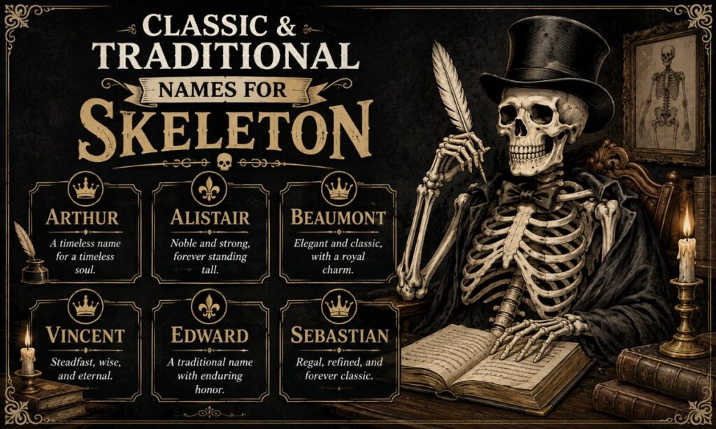 Classic & Traditional Names for Skeleton