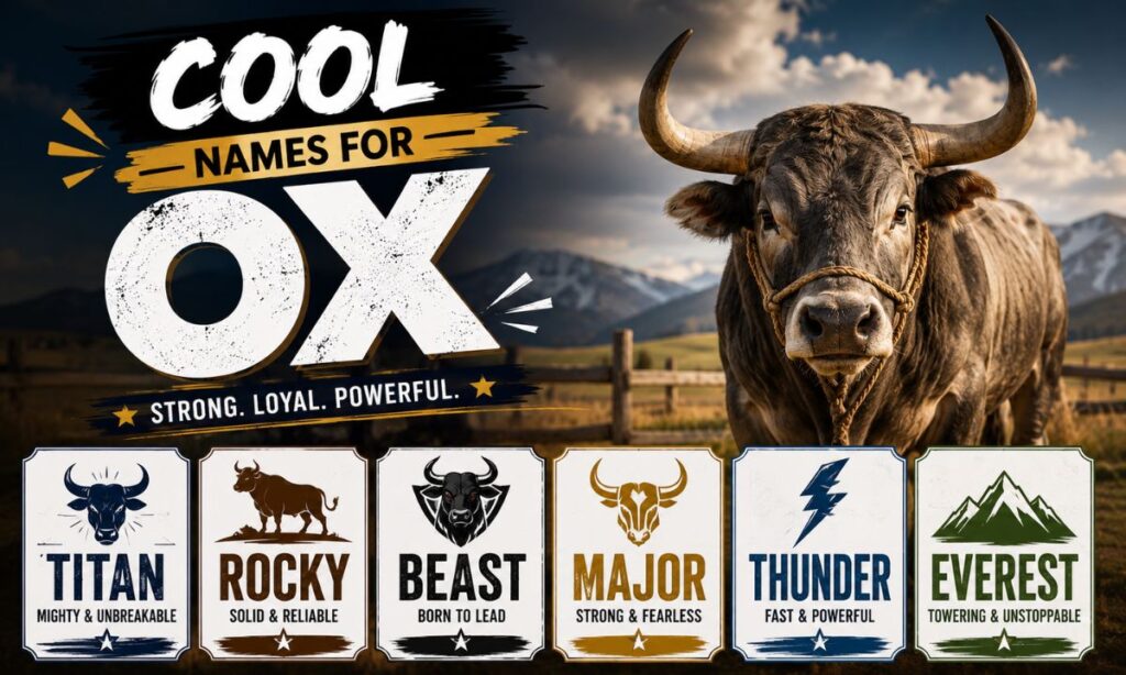 Cool Names For Ox