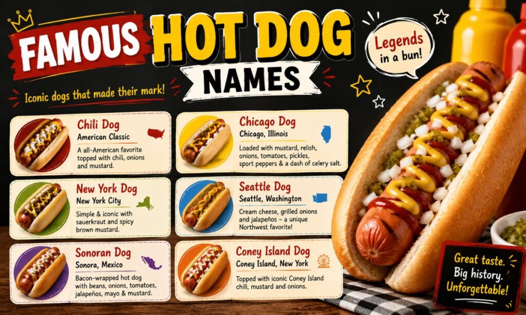 Famous Hot Dog Names