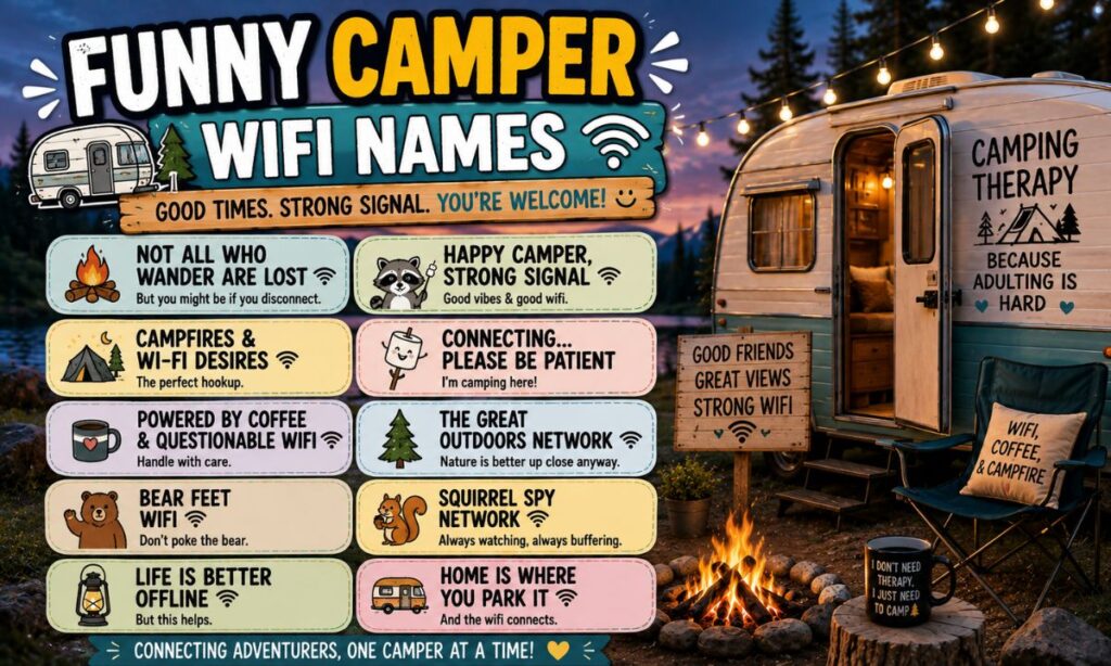 _Funny Camper Wifi Names