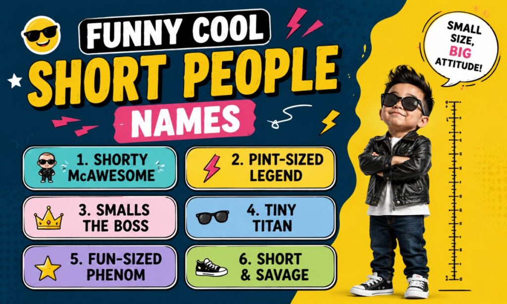 _Funny Cool Short People Names