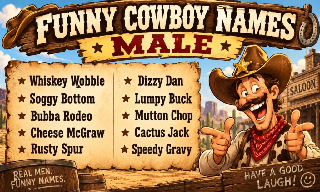 Funny Cowboy Names Male