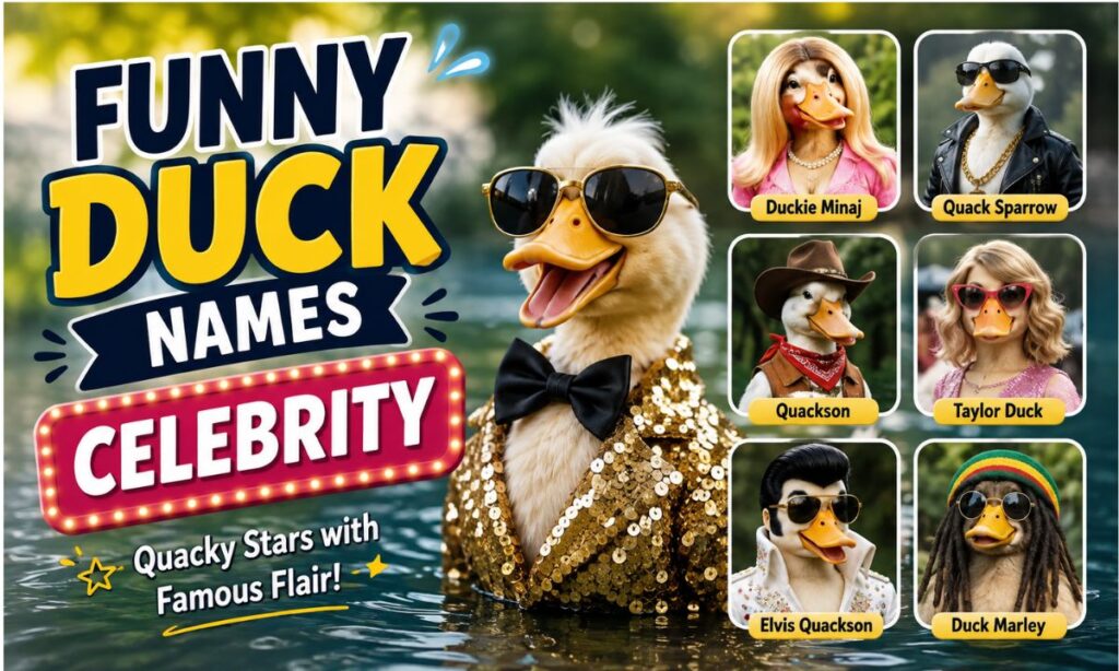 Funny Duck Names Celebrity