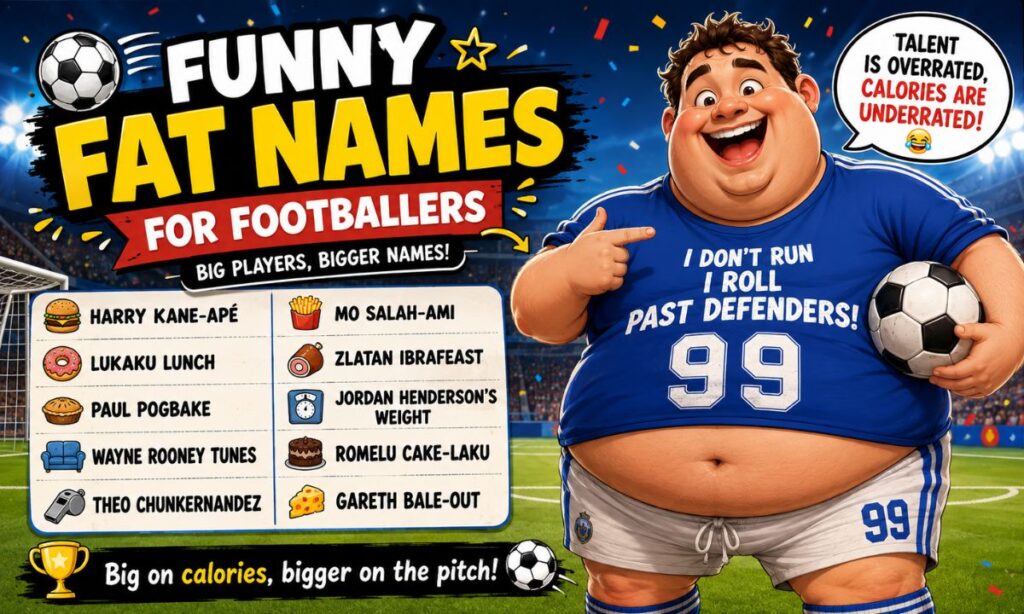 Funny Fat Names for Footballers
