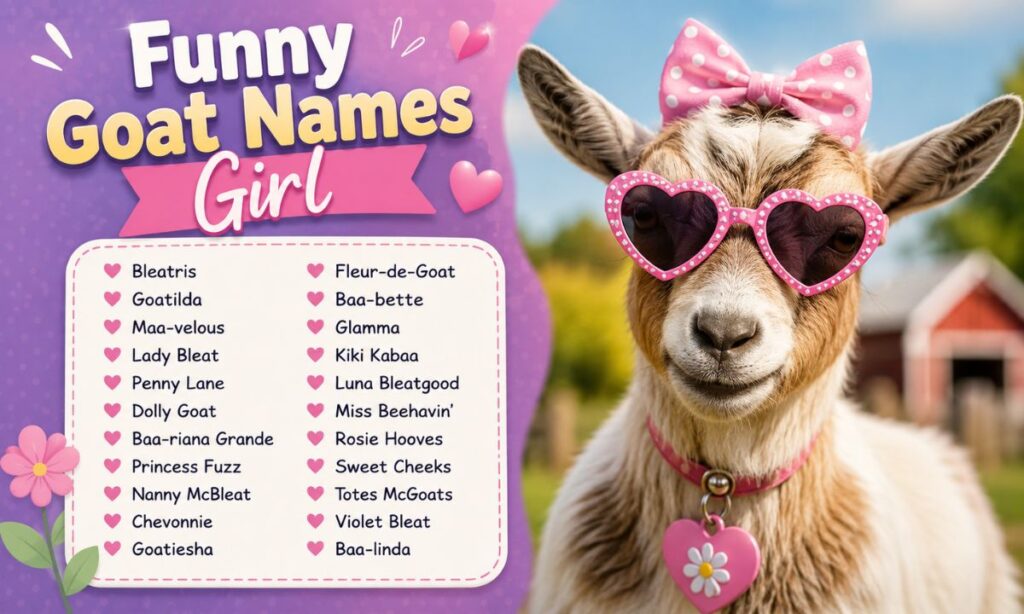 Funny Goat Names Girl